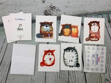 10 Adorable Blank Cat Cards 4