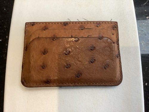 Dunhill ostrich card holder - card,