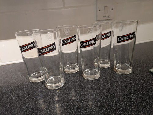 Drinks glasses carling half - drinks,