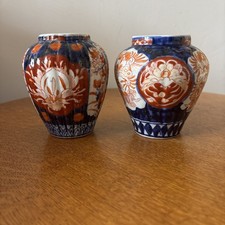 Two Antique Hand Painted