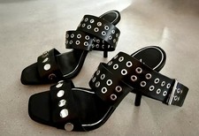 Zara Black Strappy  Studded &