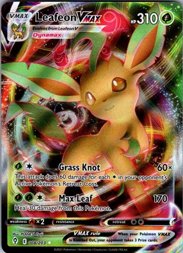 Leafeon vmax ultra rare - leafeon,