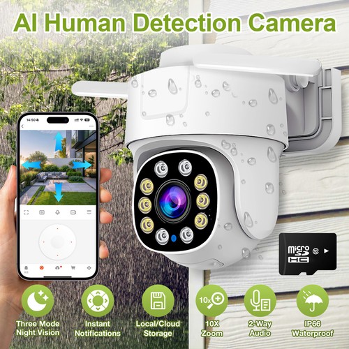 3mp tuya cctv security - security, camera