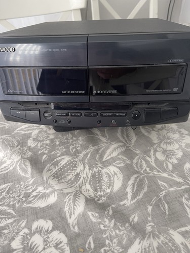 Kenwood double cassette deck - kenwood,