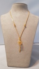 Ball Necklace In 22ct Gold 