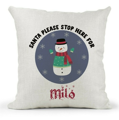 Personalised christmas cushion - personalised,