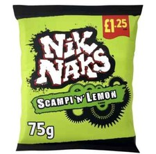 Nik Naks Scampi & Lemon