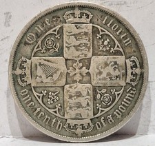 1883 Florin Queen Victoria