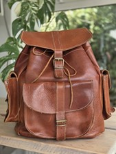 Vintage Rich Tan Brown Leather