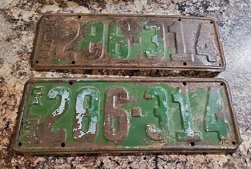 1924 california license plate - 1924,