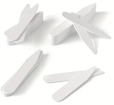 30 PCS White Plastic Shirt