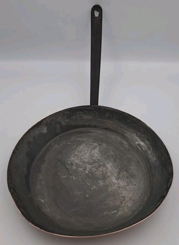 Vintage copper frying pan - pan, (24