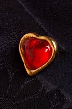Rare YSL Brooch Vintage Heart