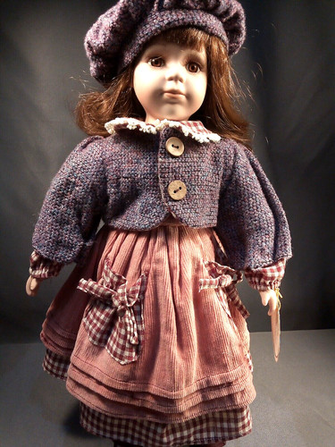Porcelain doll lisa - porcelain, (749)