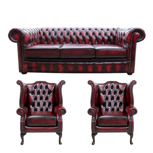 Chesterfield sofa suite - chesterfield,