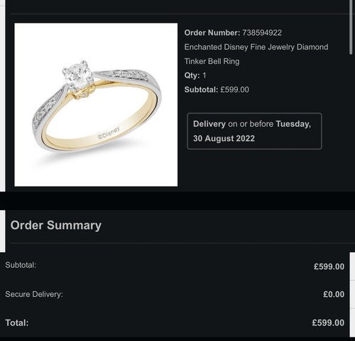 Disney engagement ring - disney,