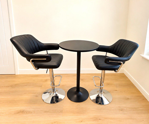 Piece black round - 3-piece,