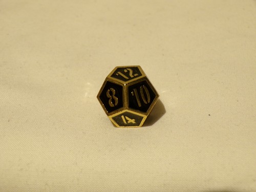 Gold plated black 12 - gold,