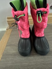Ralph Lauren Polo kids Multicoloured Wellington snow ski boots size Uk 2