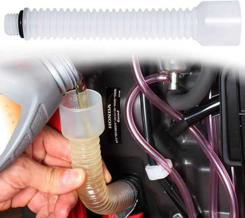 Flexible oil change funnel - flexible,