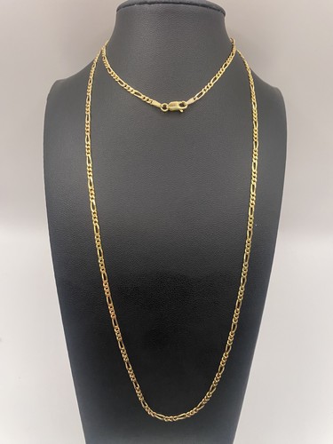9ct yellow gold figaro link - 9ct, figaro link