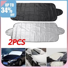 2x Heavy Duty Car Windscreen Cover Ice Frost Snow Windshield Protector Sun Shade