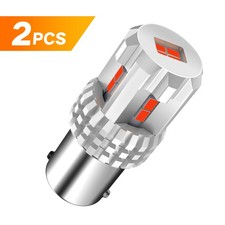 AUXITO 2X 1157 LED 12SMD Universal Red Bright Brake Tail Stop Light Parking Bulb