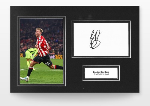 Patrick bamford signed - bamford, 12x8