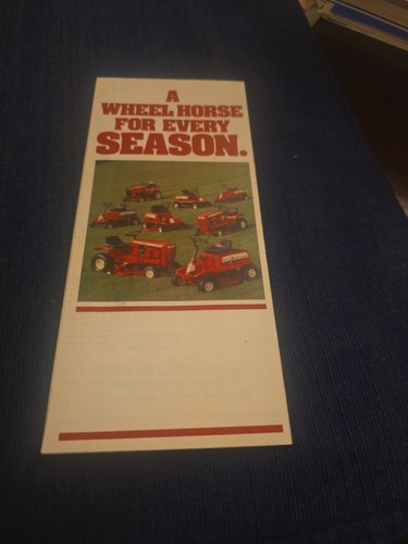 Wheel horse mowers brochure - mowers,