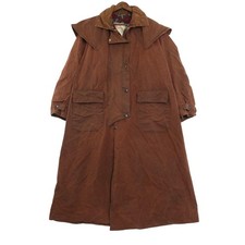 Barbour WK Stockman Wax Coat Brown Men’s L Used Cotton Outerwear