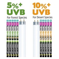 Arcadia Euro Range D3 Reptile UVB Light, 5% (5.0) 10% (10.0) Vivarium UV T8 Tube