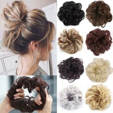 Ponytail Scrunchie Fake Hair Piece Hairpiece Chignon Updo Elastic Hair Bun