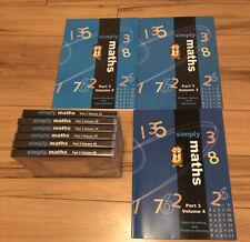 Simply Maths Part 3 Volumes 2 3 & 4 Books Including Answers Plus DVD's