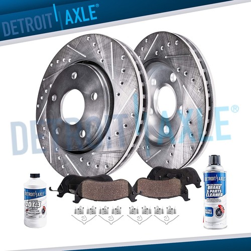Front drilled rotors ceramic - front,