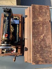 singer sewing machine vintage hand crank