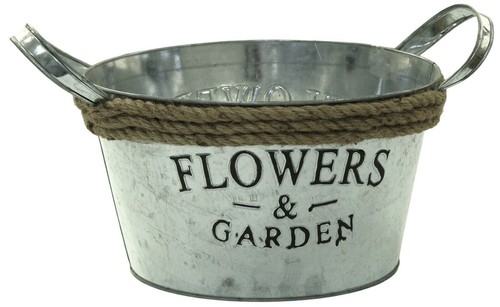 30cm zinc silver round - 30cm,