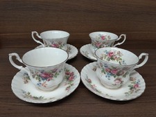 Four Royal Albert 'Moss Rose'