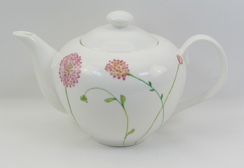 Aynsley bloom teapot tea - ,