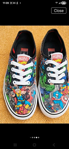 Vans marvel comics - low, top
