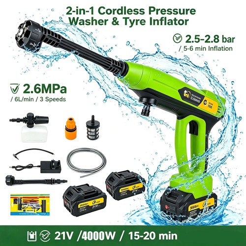 Cordless pressure washer 220 - pressure,