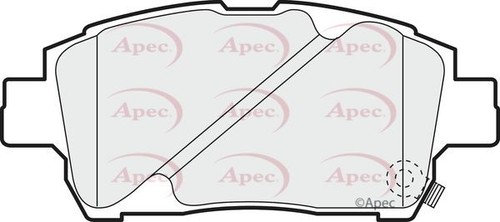 Apec front brake pad - front, set