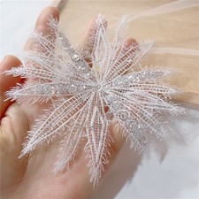 Snowflakes White Motif With