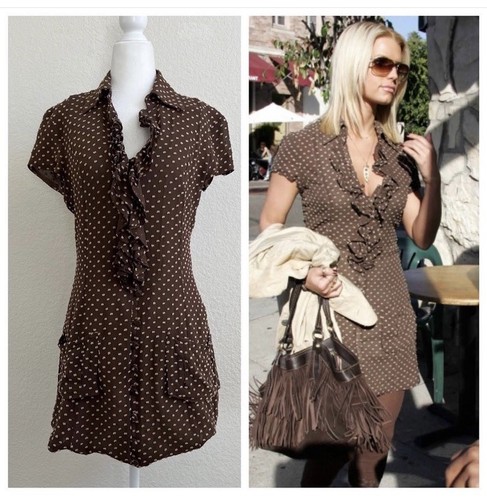 Sass bide brown dot - &,