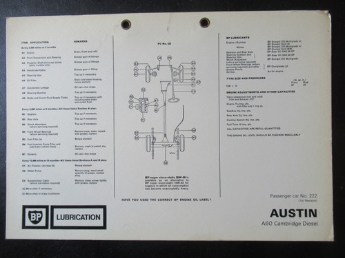 Austin a60 cambridge diesel - a60,