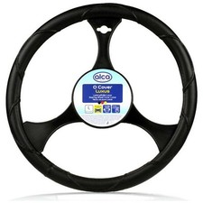 Steering Wheel Cover 41-43Cm Large Truck Hgv Van Leather Look Xl Size 590200