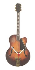 Gibson L5 Guitar Clock - Jazz