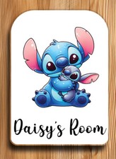 Personalised Summer Stitch Shop Office Name Plate Door Plaque Children Kid Gift