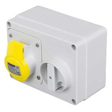 GEWISS IP44 Interlocked Socket