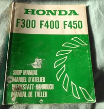 Vintage Shop manual for Honda F300, F400, F450 tractor dated 1977
