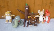 Set of 6 Gruffalo Story Tales Soft Plush Toys Child Mouse Snail Squirrel Stick